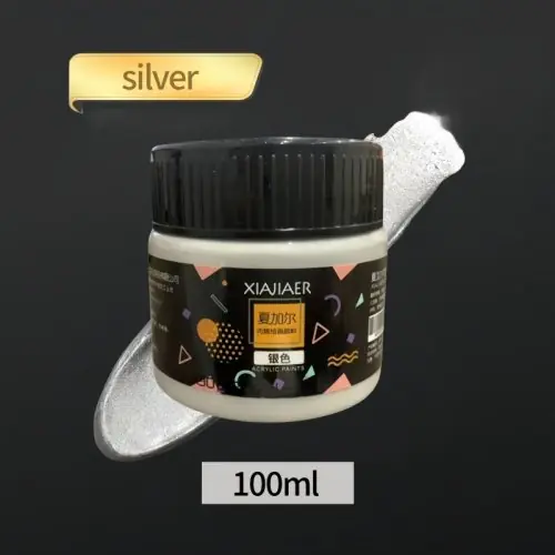 Image de Peinture Acrylique Métallique Brillante - 300ml + 100ml