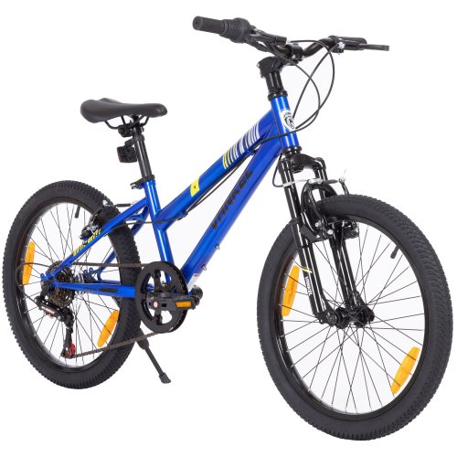 Imagen de Vankel Bicicleta de montaña para niños de 20 pulgadas para niños y niñas de 6 a 9, bicicleta ligera ...
