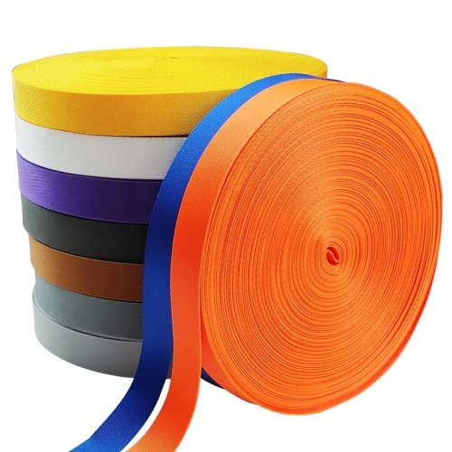 Image of Durable 2-Meter Nylon Webbing Tape for Backpacks, Dog Collars, Harnesses, Outdoor Gear, and DIY Sewing Projects