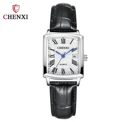Image de Montre de Couple en Cuir - Style Élégant & Simple