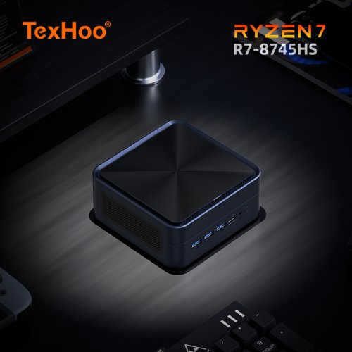 Image de Mini PC Puissant AMD R7/R5 - Gaming & Bureau Ultra Compact