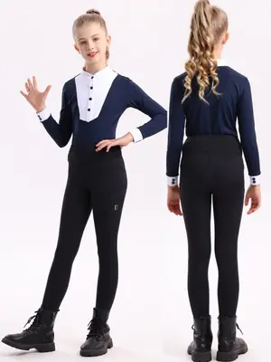Image de Pantalon d'Équitation Enfant Été - Élastique & Confortable