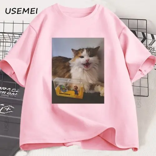 Image de T-Shirt Chat Amour 007N7 - Drôle & Original
