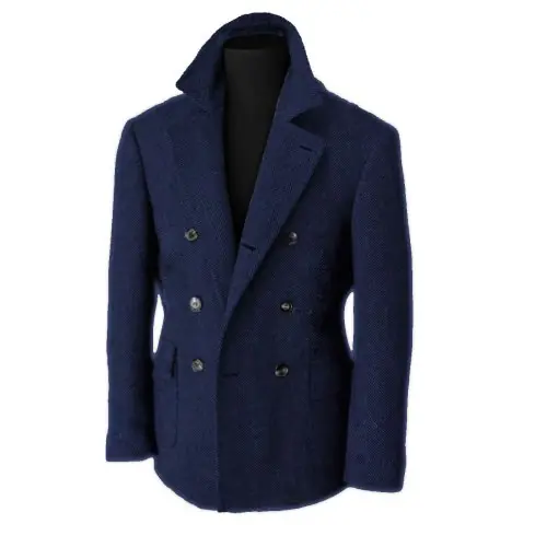 Image de Blazer Vintage Tweed Homme - Style Britannique Élégant