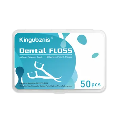 Image de Fil Dentaire Ultra Mince - 50 Pièces Doux & Élastique