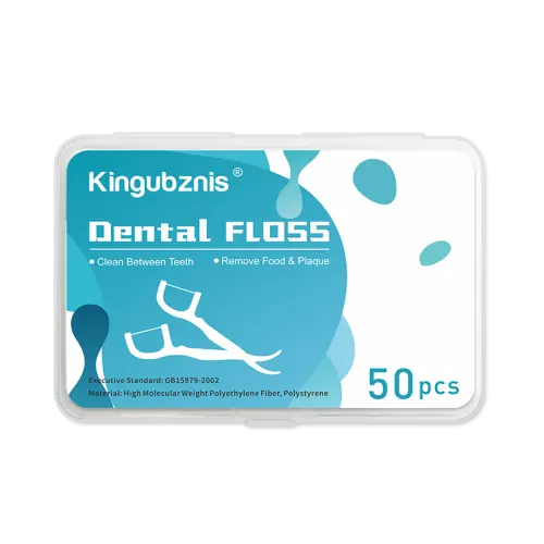 Image de Fil Dentaire Ultra Mince - 50 Pièces Doux & Élastique