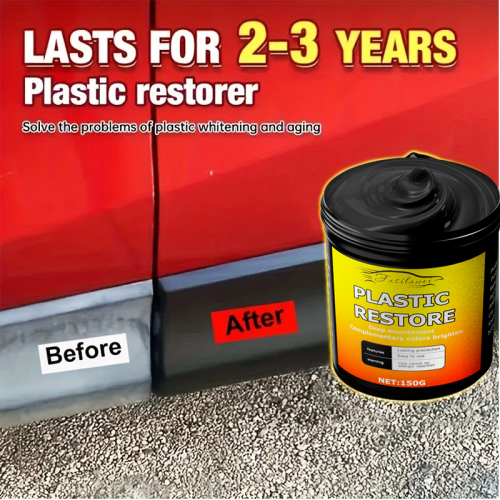 Image of Natural Car Bumper Repair Paste for Restoring Artificial Leather & Plastic – Enhances Black Finish with Long-Lasting Polishing & Refurbishment Coating