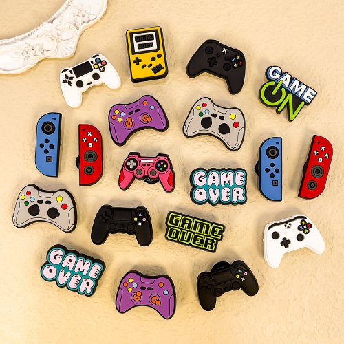 Zdjęcie Zawieszki do Butów w Stylu Gamepad – Idealne Akcesoria dla Mężczyzn i Chłopców