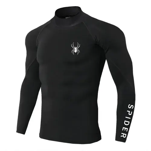Image de T-Shirt de Course à Manches Longues Homme - Compression & Séchage Rapide