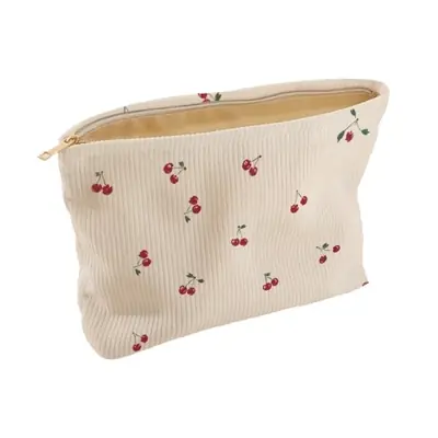 Image de Sac Maquillage Velours Cerise - Grand & Léger
