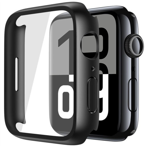 Bild von Glas + Abdeckung für Apple Watch Gehäuse 46 mm 42 mm 40 mm 45 mm 41 mm 38 mm 44 mm Displayschutzfolie iWatch Serie 10 9 8 7 6 5 3 SE Zubehör