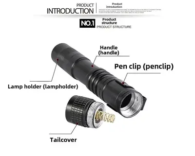 Image de Mini Lampe Torche LED Ultra Puissante