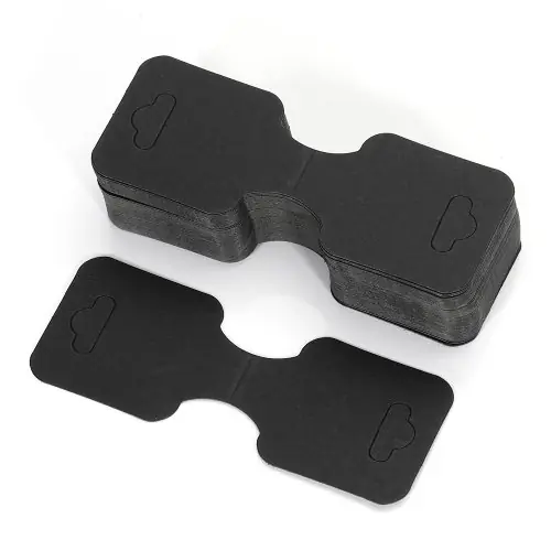 Image de Cartes Kraft 3.5x9 cm - Emballage Pliable pour Bijoux