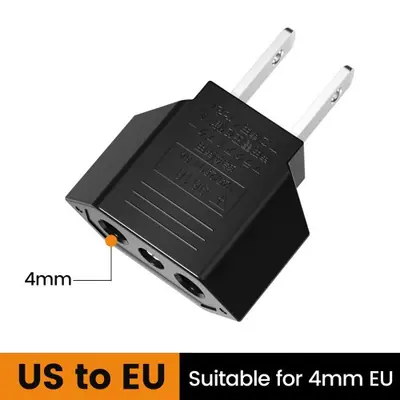 Image de Adaptateur Prise Électrique USA vers UE - Voyage International