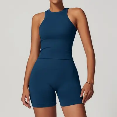 Image de Ensemble Yoga 2 Pièces Sans Couture