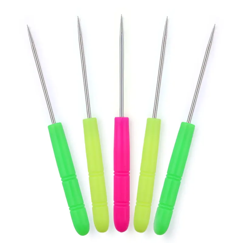 Imagen de Herramientas de punzón con mango de acero inoxidable, accesorios de trabajo de cuentas, herramientas de fabricación de joyas, suministros para manualidades de costura para fabricación de joyería DIY