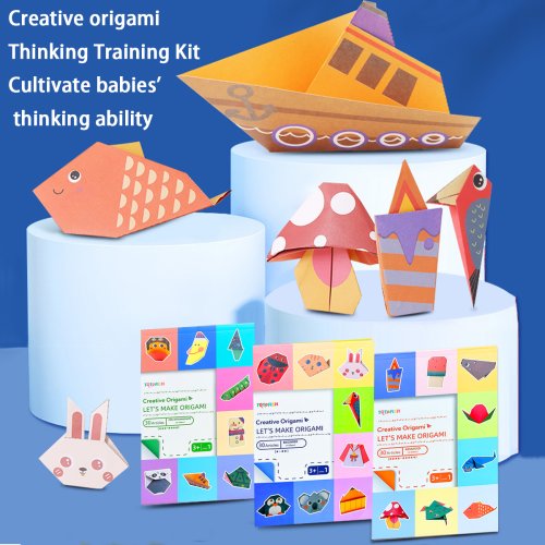 Afbeelding van Creatieve Origami Set voor Kinderen: Inspirerend en Leuk Origami Kunstboek met Stappenplan voor Beginners en Gevorderden