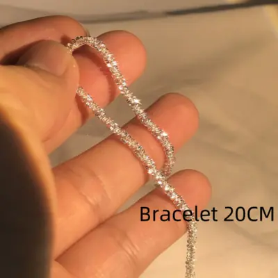 Image de Collier Argent Sterling S925 - Chaîne Fine Clavicule