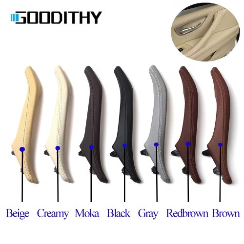 Immagine di Maniglia interna per porta passeggero Maniglia in pelle di ricambio per BMW Serie 5 F10 F11 F18 520i 523i 525i 528i 535i