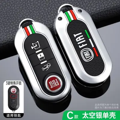 Image de Coque de Protection Clé Voiture - Compatible Fiat, Lancia & Krasnogrande