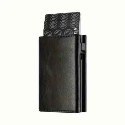 Image de Portefeuille Homme Minimaliste avec Pop-Up Automatique
