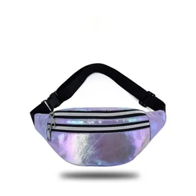 Image de Sac Banane Holographique Femme - Style Futuriste & Pratique