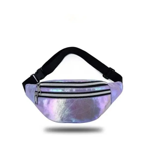 Image de Sac Banane Holographique Femme - Style Futuriste & Pratique