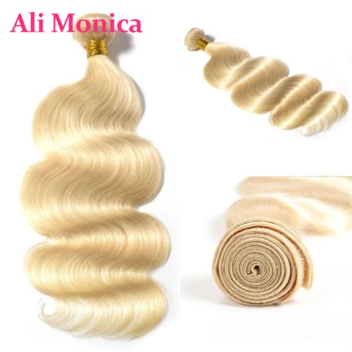 Zdjęcie Blond Body Wave – Naturalne Dopinki z Włosów Ludzkich 40 Cali