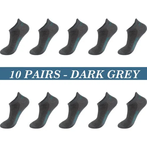 10 pares gris oscuro