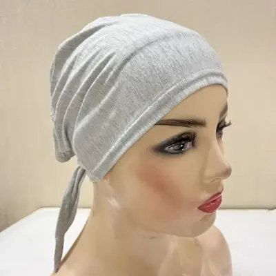 Image de Foulard Sous Hijab Élastique - Cravate Dos Turban Coton Uni