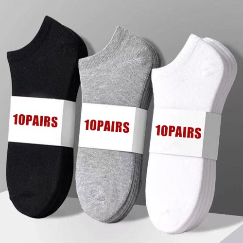 Image de Chaussettes Homme Été Respirantes - Lot de 20