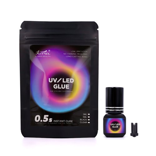 Immagine di 1 pz UV LED Colla per ciglia 3 ml/5 ml Adesivo per estensione ciglia 0.5S Illuminatore ad asciugatur...