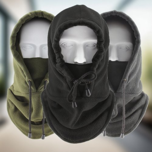 Bild von Warme Winter-Sturmhaube aus Thermo-Fleece – Winddicht, Atmungsaktiv und Universell für Radfahren, Ski, Motorrad & Outdoor-Aktivitäten (Unisex)