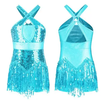 Image de Justaucorps de Danse pour Filles - Paillettes & Glands