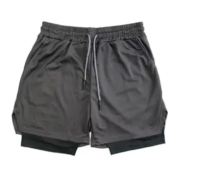 Image de Short de Sport Camouflage 2-en-1 pour Hommes
