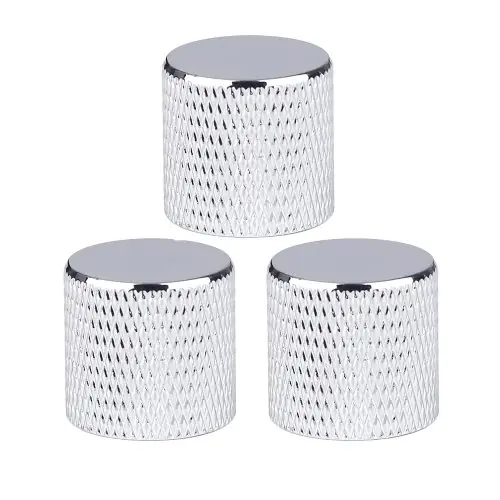 3 metal srebrny płaski