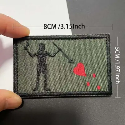 Image de Patch Pirate Barbe Noire - Applique Tactique