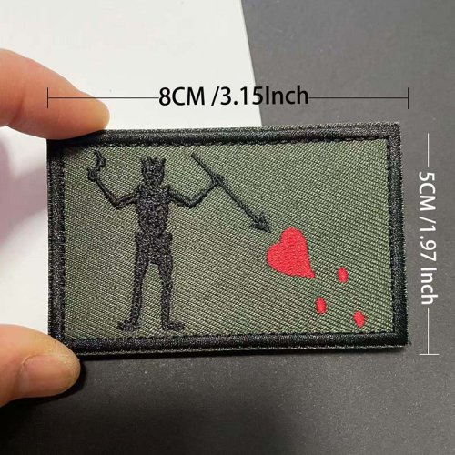 Image de Patch Pirate Barbe Noire - Applique Tactique