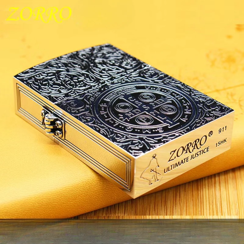 Imagen de Encendedor de Metal Zorro con Diseño de Armadura Creativa y Resistente, Edición Limitada Extra Grande - Regalo Único para Hombres