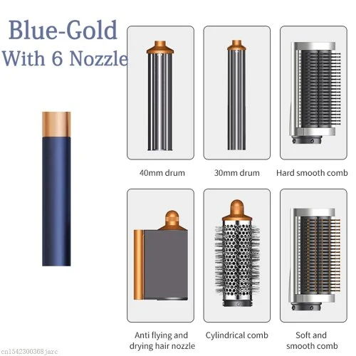 6 in 1 blau gold
