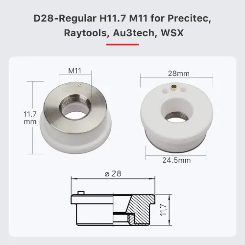 Image de Buses Laser D32/D28 - Pièces de Rechange Haute Précision