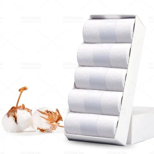 5 Pairs White