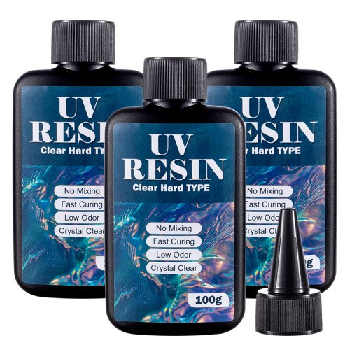 Imagen de Resina UV Transparente para Joyas DIY - 100/200/300g