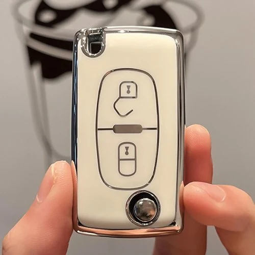 2 buttons white