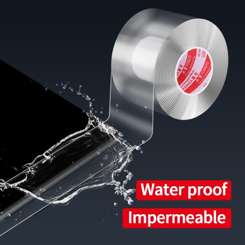 Image of 1mm Ultra-Thin Transparent Nano Tape for Table Corners and Furniture Edges – Single-Sided, High-Adhesion, No Residue, Silent Protection for Tables, Chairs, and Kids' Safety