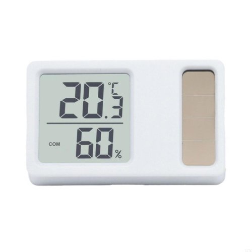Zdjęcie 127c termometry zasilane słonecznym higrometr mały rozmiar komputerowy cyfrowy miernik miernika wilgotności temperatury miernik