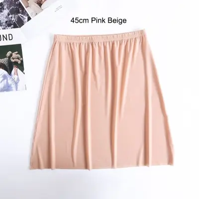 Image de Sous-jupe Élastique Anti-Pénétration Grande Taille - Doublure Soie Glacée