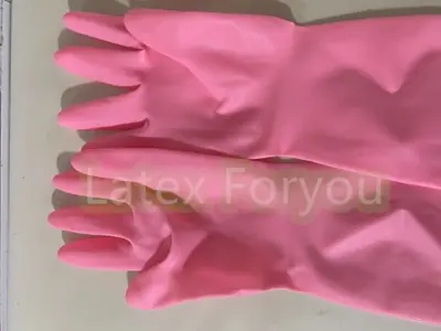 Image de Gants Latex Rouges Courts - Sans Couture & Ultra Minces