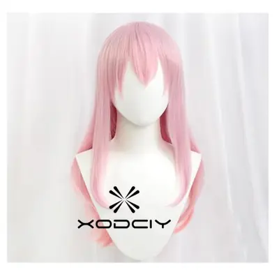 Image de Perruque Super Sonico 60 cm Rose Ombré