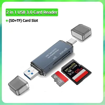 Image de Lecteur de Carte USB 3.0 Type-C Haute Vitesse